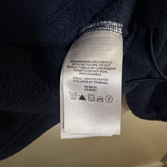 Columbia Steens Mountain Fleece Jacket Mens Blue Full Zip Outdoor Hike Large - Picture 7 of 9